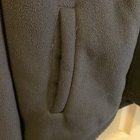 Winter Jacket Zip Up Hoodie Type Navy Blue 3Pockets - Picture 4 of 5